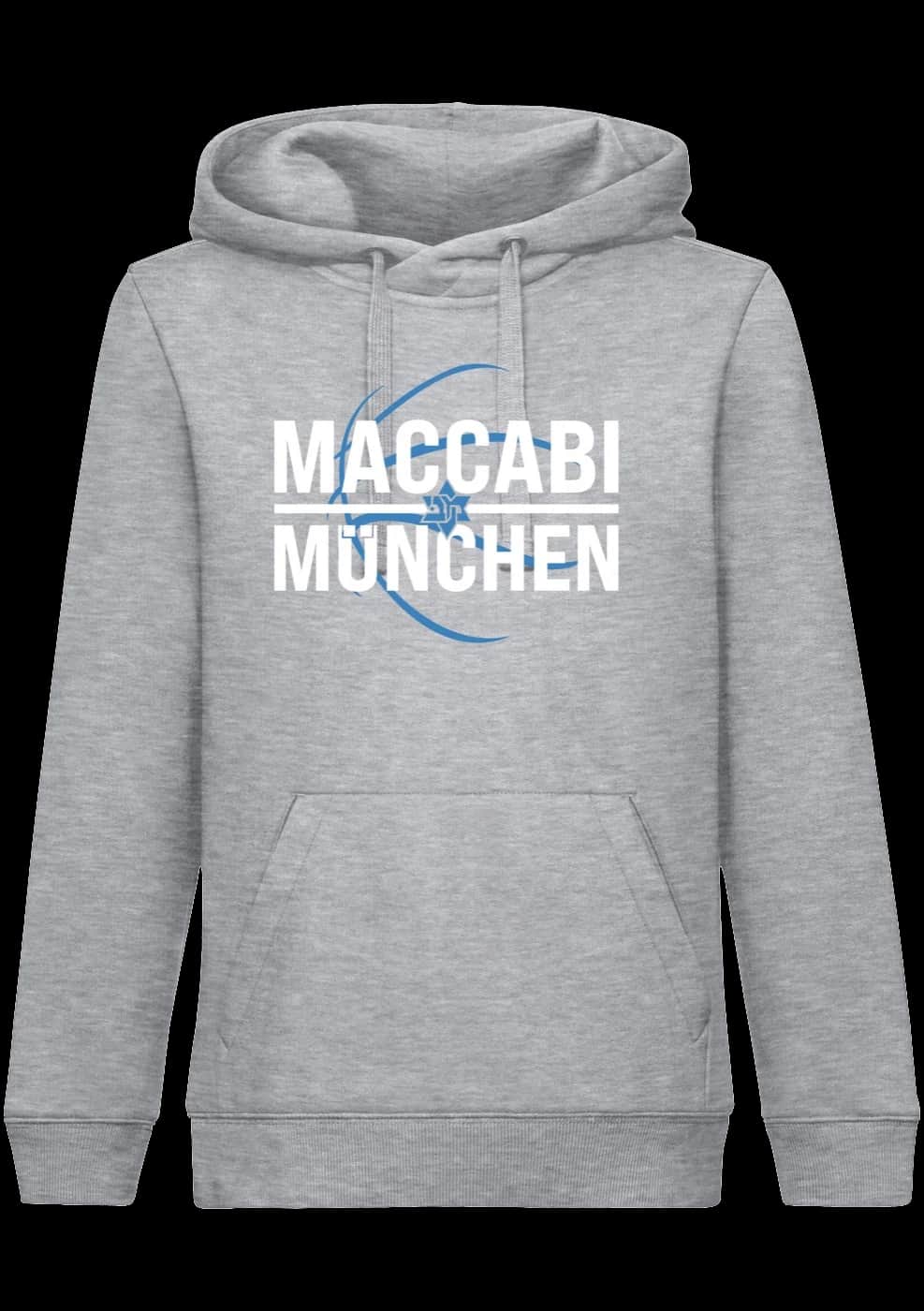 Grauer Maccabi München Kinder-Hoodie