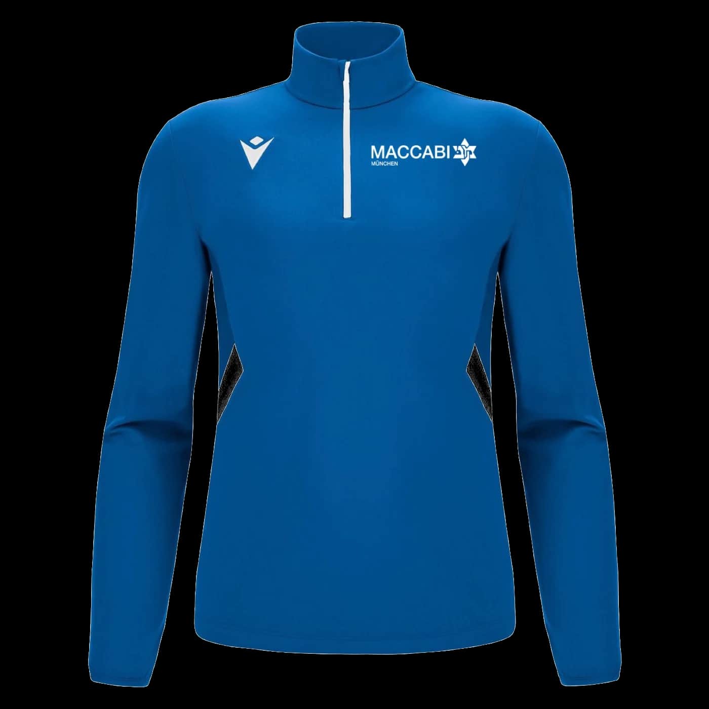 Royalblau-weißes Maccabi München Fußball-Trainingstrikot
